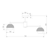 Потолочная люстра Eurosvet Nocciola 70106/8 черный