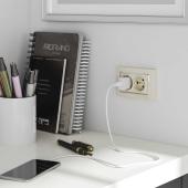 Розетка двойная с заземлением Werkel слоновая кость W1172003 4690389155840