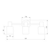 Светодиодный спот Toplight Carissa TL1244Y-03SG