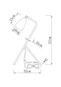 Настольная лампа Vitaluce V29570-1/1L