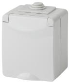 Розетка ЭРА Эксперт 2P E IP65 со шторками 16A 250V 11-2602-03