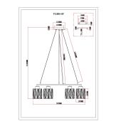 Подвесная люстра Kink Light Иста 08065-60,36