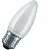 Лампа накаливания Osram E27 60W свеча B35 230V FR 411396