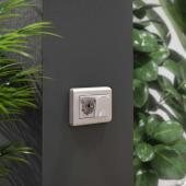 Рамка Werkel Stream для двойной розетки перламутровый W0082113 4690389162589