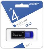 UFD 2.0 Smartbuy 004GB Click Black-Blue (SB4GBCL-B)