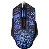 Мышь игровая проводная Smartbuy RUSH X15 черная (SBM-745G-K) /40