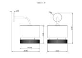 Бра Denkirs SCOPE DK5021-BK