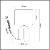 Настольная лампа MW-Light Восторг 242037701