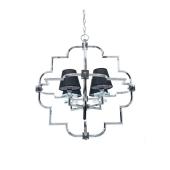 Подвесная люстра Lumina Deco Baltimore LDP 8020-4 CHR+BK