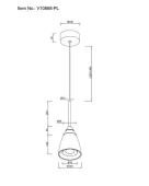 Подвесной светодиодный светильник Moderli Leina V10868-PL