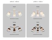 Потолочная люстра Ambrella light Traditional Modern Losk TR4740
