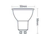 Лампа светодиодная диммируемая Elektrostandard GU5.3 5W 4200K матовая BLG5317 a063768