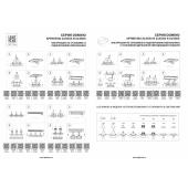 Рамка скрытого монтажа Lightstar Domino Quad 214510