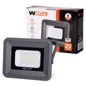 Светодиодный прожектор уличный WOLTA 20Вт 5500K, 20 W SMD, IP 65 WFL-20W/06