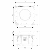 Диммер с подсветкой N Werkel белый W1142101 4690389213410