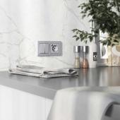 Рамка Werkel Stark на 2 поста серебро W0021865 4690389194948