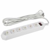 Сетевой фильтр ЭРА USF-6es-3m-W-Box