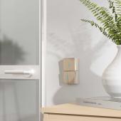 Выключатель двухклавишный с подсветкой Werkel Gallant шампань рифленый W5020110 4690389164200