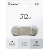 UFD 3.2 Gen.2 Smartbuy 512GB M7 Dual Type-C/Type-A, up to 500MB/s (SB512GBM7)