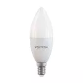 Лампа светодиодная диммируемая Voltega E14 5W 2700К матовая VG-C37E14cct-WIFI-5W 2427