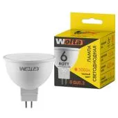 Светодиодная лампа WOLTA LX 30YMR16-220-6GU5.3 6Вт 3000K GU5.3