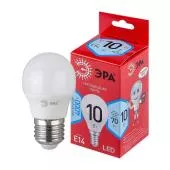 Лампочка светодиодная ЭРА RED LINE LED P45-10W-840-E14 R шар нейтральная белая