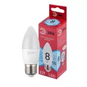Лампочка светодиодная ЭРА RED LINE LED B35-8W-840-E27 R свеча нейтральный белый свет