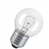 Лампа накаливания Osram E27 60W P45 230V CL 666253