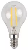 Лампочка светодиодная ЭРА F-LED P45-9W-840-E14 9Вт филамент шар белый свет