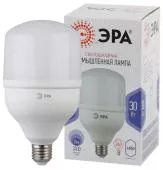 Лампочка светодиодная ЭРА STD LED POWER T100-30W-6500-E27  колокол холодный дневной свет