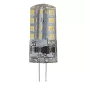 Лампа светодиодная ЭРА G4 3W 4000K прозрачная LED JC-3W-12V-840-G4