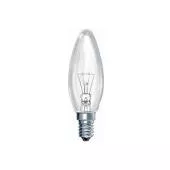 Лампа накаливания КАЛАШНИКОВО E14 40Вт свеча прозрачная ДС (B36) 230-240V в цветной гофре