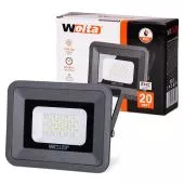 Светодиодный прожектор уличный WOLTA 20Вт 4000K, 20 W SMD, IP 65 WFLS-20W/06