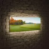 Лайтбокс панорамный Осенняя опушка 60x180-p024